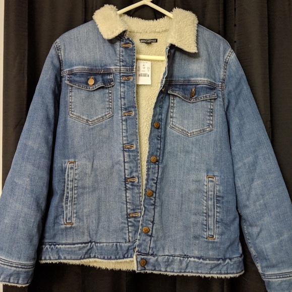j crew factory jean jacket